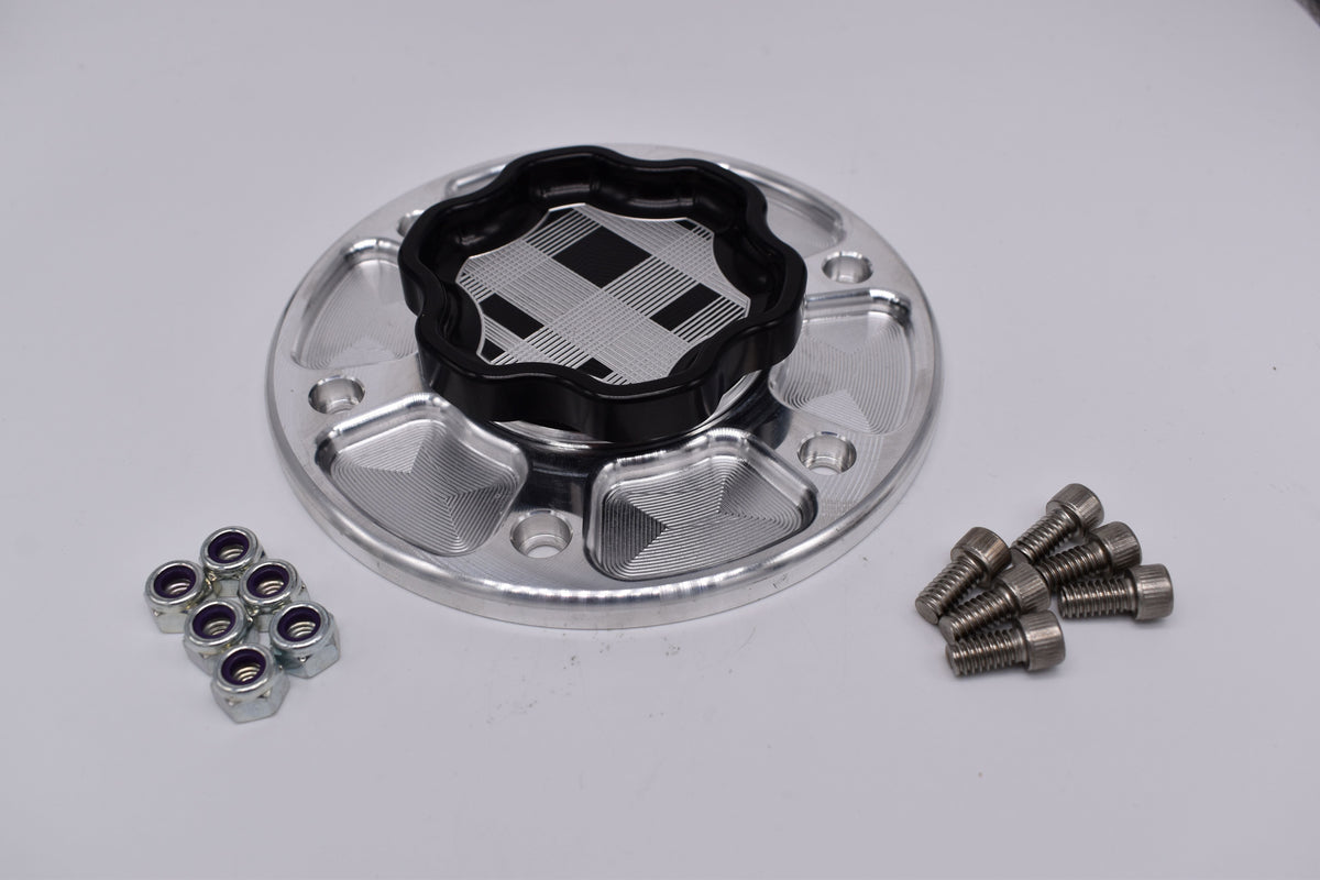 Lowdoller Motorsports 6 Bolt Flannel Fuel Cell Cap