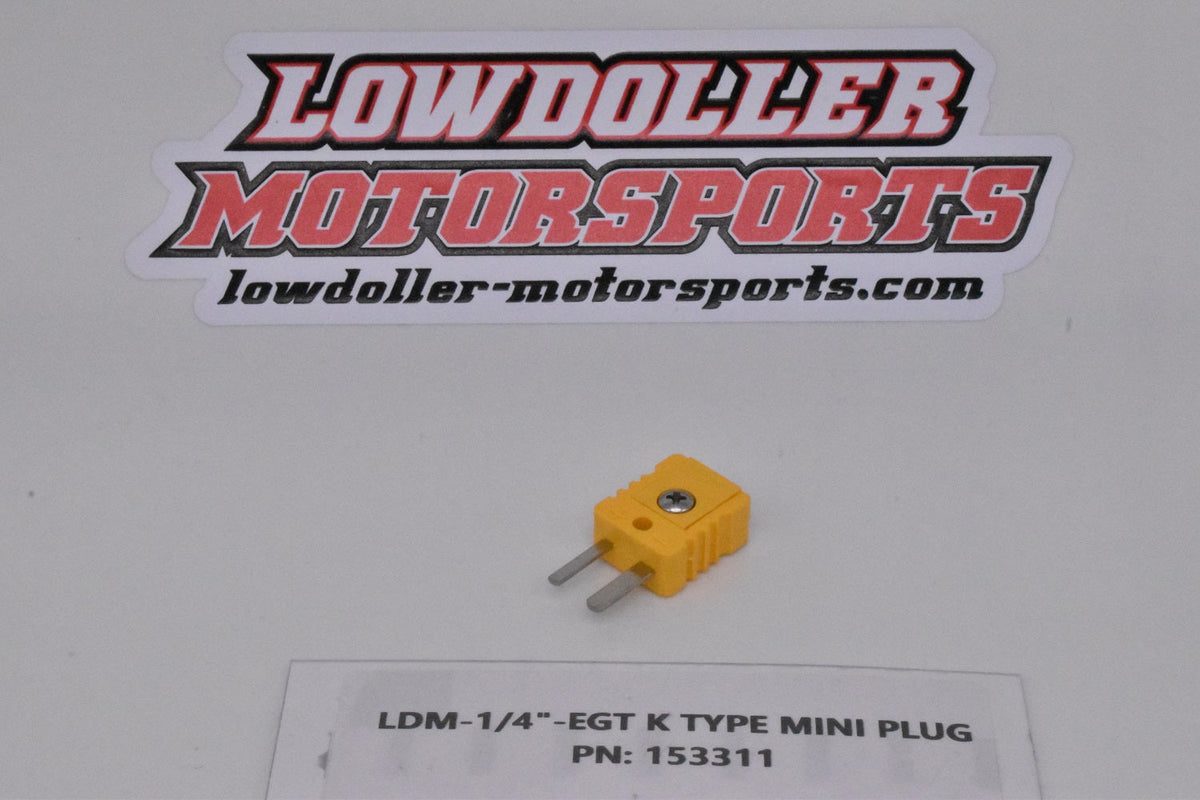 LDM-EGT K TYPE MINI PLUG PN: 153311