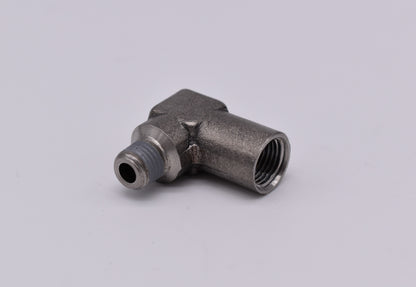 1/16" NPT Male to 1/8" NPT Female 90* Elbow Adapter PN: 251035