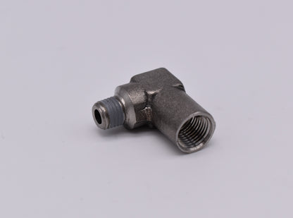 1/16" NPT Male to 1/8" NPT Female 90* Elbow Adapter PN: 251035