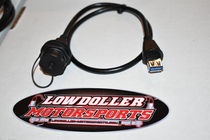 USB Bulkhead Connector and Cable for ECU PN: 356606