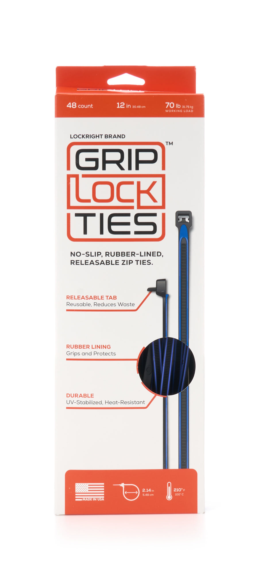 Zip Ties 12in Releasable Black / Blue 48pk – Liguori Drag Racing LLC
