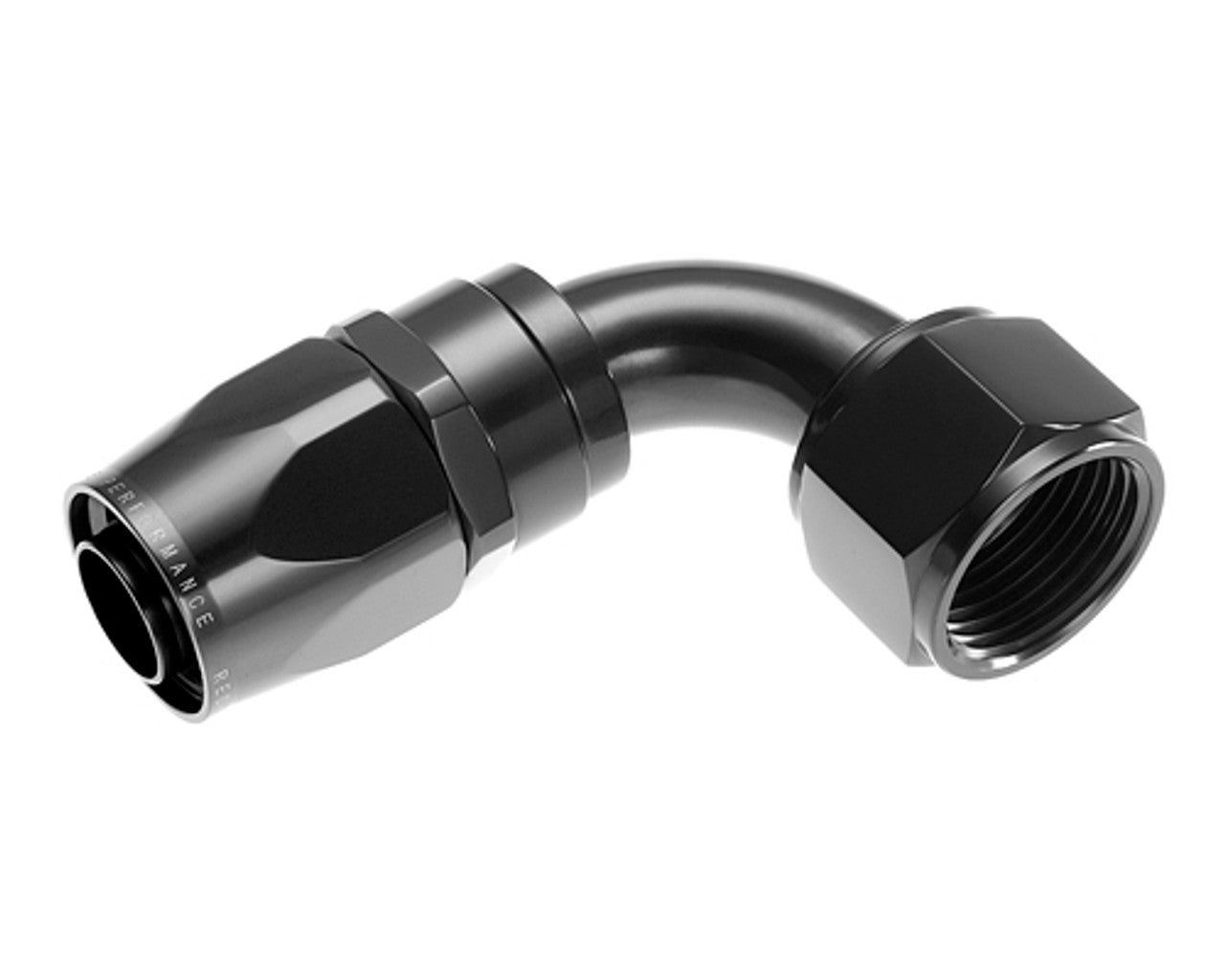 20AN Swivel Hose Ends Black 90