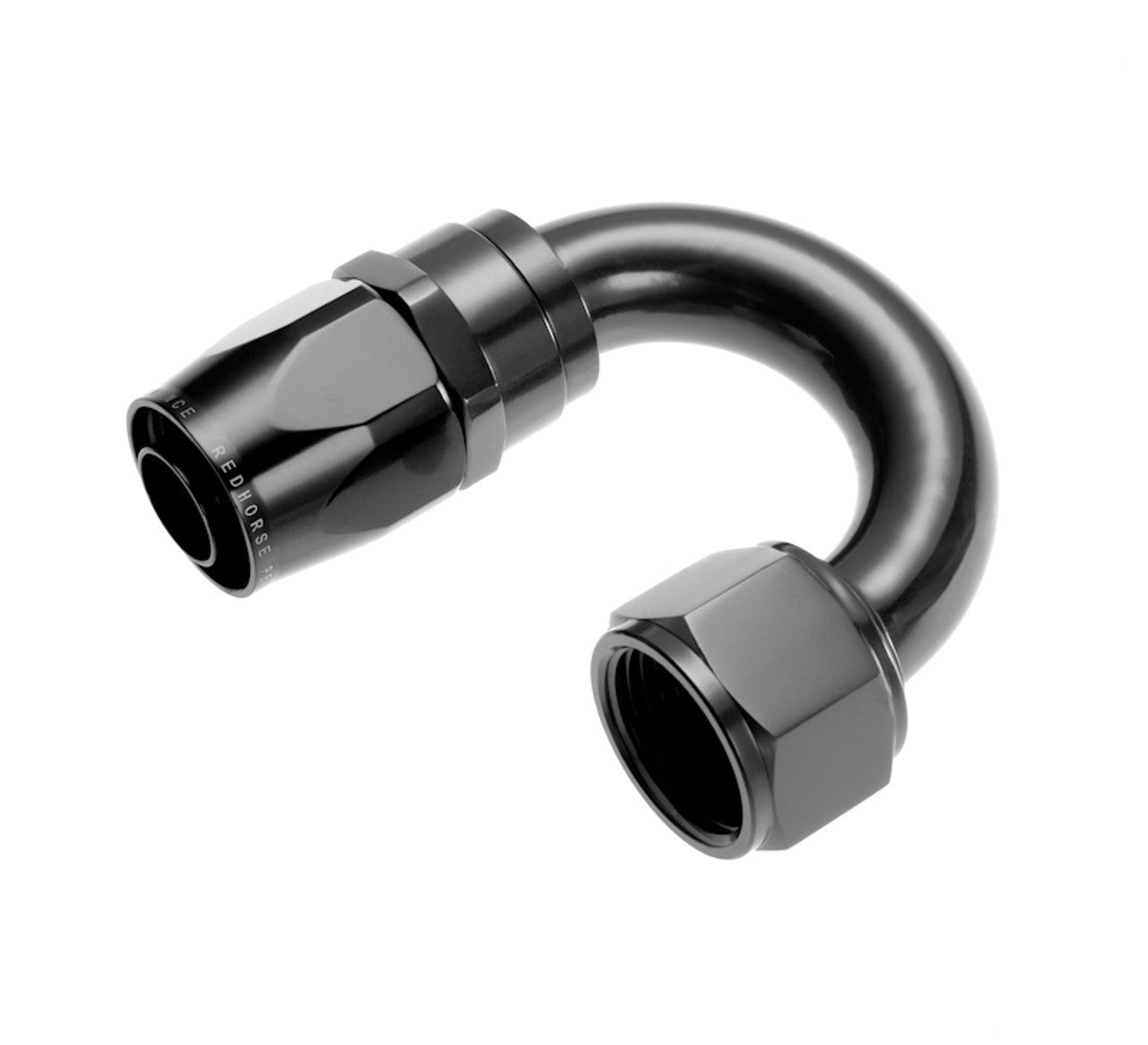 16AN Swivel Hose Ends Black 180