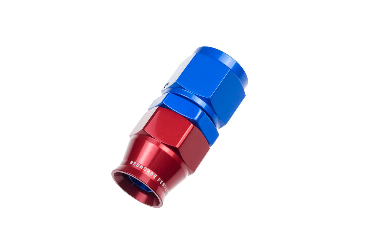 4AN Straight PTFE Reusable Hose End Blue