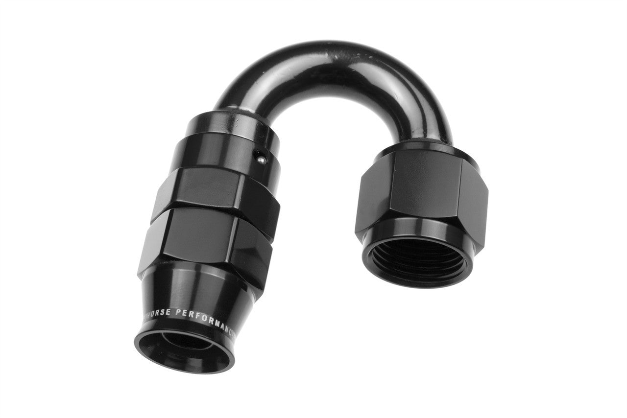 6AN PTFE Hose Ends Black 180