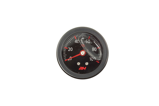 Fuel Pressure Gauge Bla ck