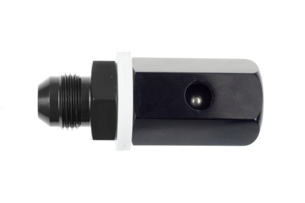 10AN Male Roll Over Vent Valve Black