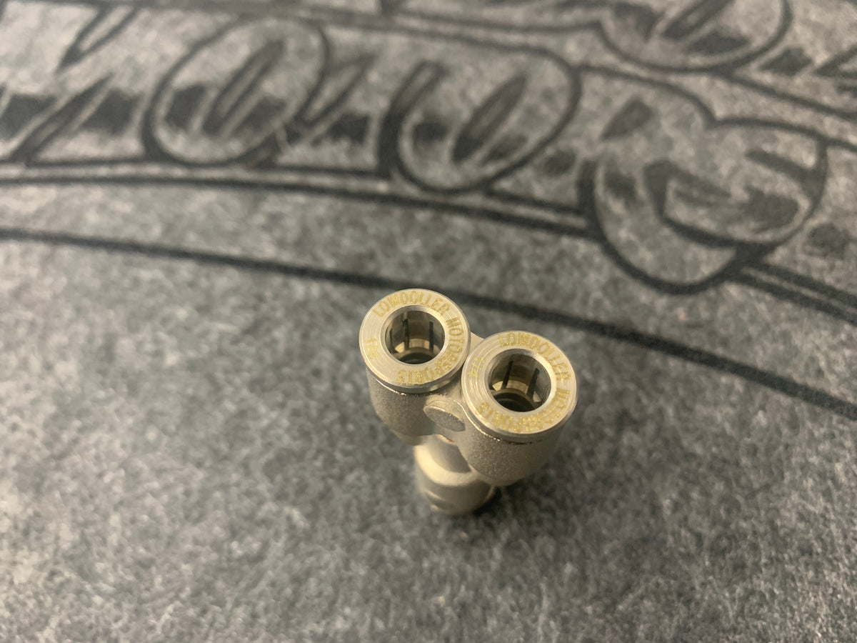 PCY-1/4"   Y Push Lock Union PN:251005