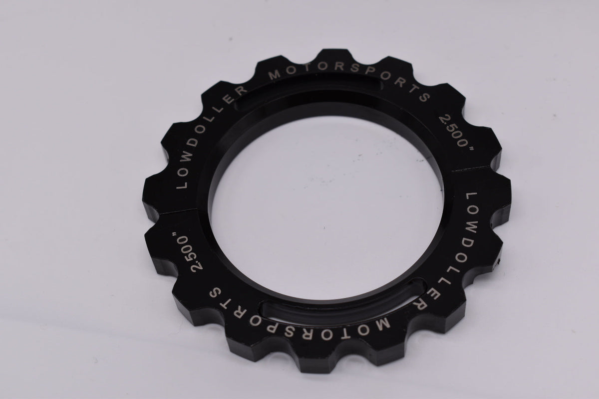 2.500” 16 Tooth Driveshaft Reluctor Ring RPM Collar LDM-DSS-2.500"