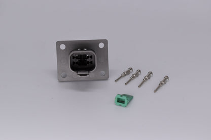 Deutsch DT 4 Pin Flanged Receptacle DT04-4P-L012    PN: 35566