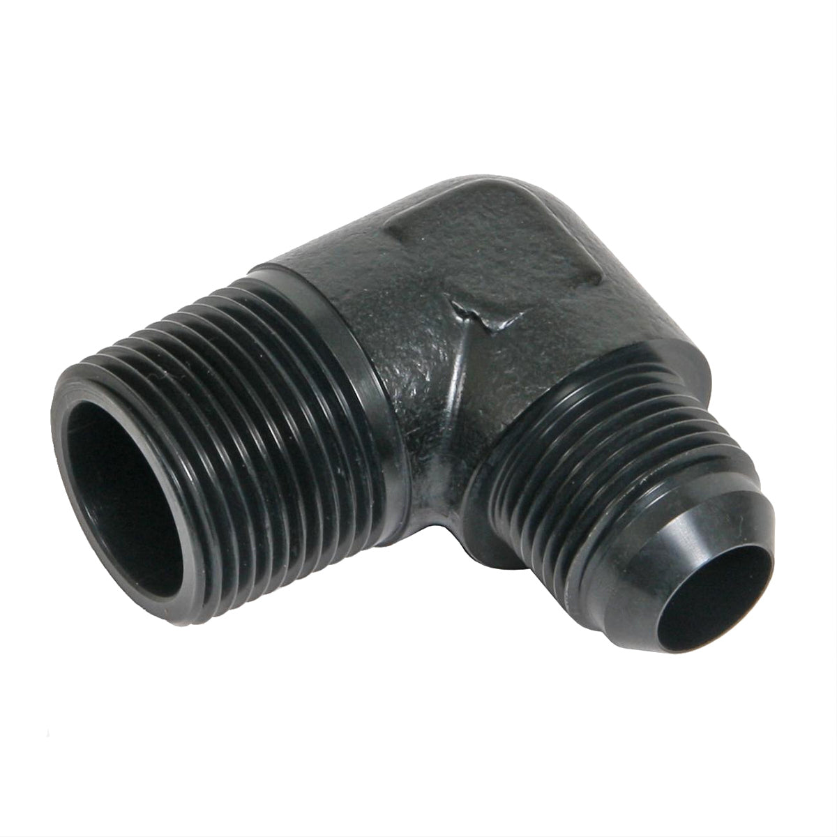 12an to 1in MPT 90-Deg. Adapter Fitting - Black