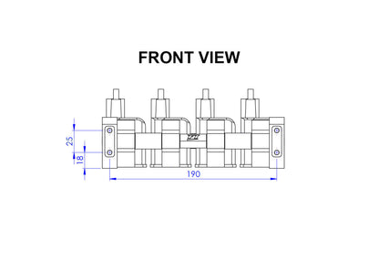 CDI Racing Ignition Coil Bracket Kit